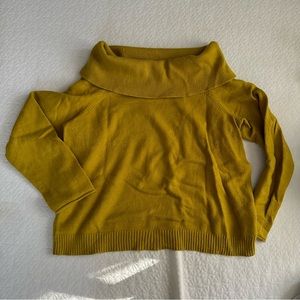 Anthropologie yellow Sweater, size XL